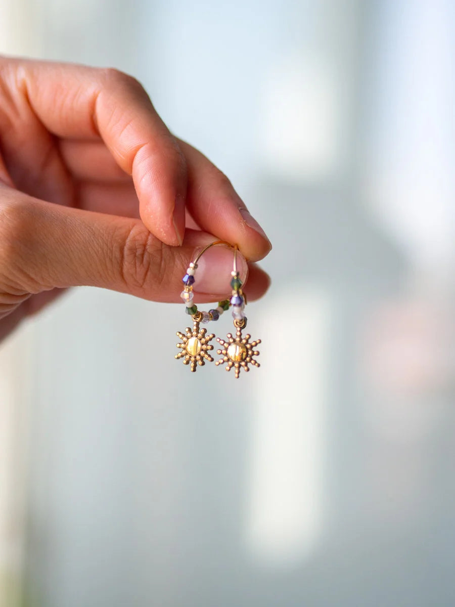 Daydream Beaded Hoops