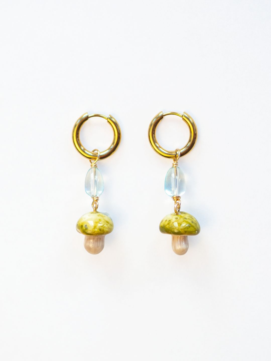 Mini Mushroom Dangle Earrings