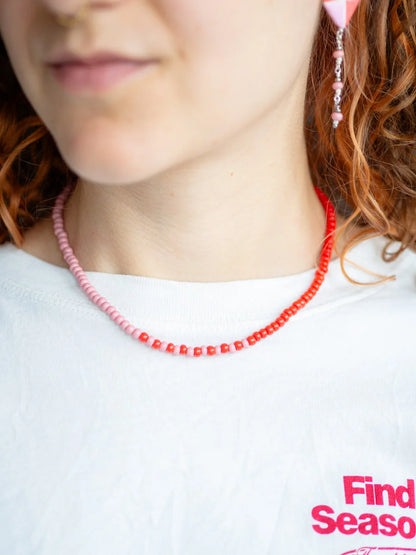 Blush & Cherry Chunky Choker